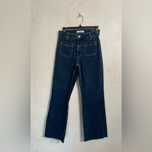 MNG Hi-Rise Dark Blue Jean For Womens